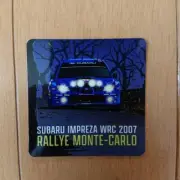 STI SUBARU IMPREZA WRC 2007 RALLYE MONTE-CARLO World Rally Championship Sticker