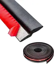 YAKEFLY Z-Shape Automotive Weather Seal, 13Ft Car Windshield & Door Seal, Self-Adhesive Seal Strip
