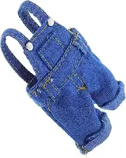 FELTECHELECTR Plush Bear Clothes Plush Bear Apparel Bear Plush Clothing Cute Bear Dress Bear Costume Accessories Tiny Animal Outfits Bear Overalls Costume Cute Plush Bear Overalls Blue