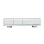[James Lane] Delphi TV Unit Pure White - 230cm