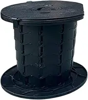 Foldable Toilet, Portable Adult Potty, 13.39x12.6 inches Waterproof Seat with High Weight Capacity, Easy Clean Travel Bucket, Urgency Hospital Use for Boat or Truck