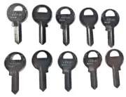 Lof of 10 ILCO 1092R Key Blanks for Master Padlock UNCUT KEYS