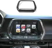 8” Screen GPS Navigation Panel Trim Dash DVD Decor for Chevrolet Camaro 2017-20 (for: Chevrolet)