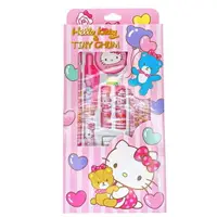 在飛比找樂天市場購物網優惠-小禮堂 Hello Kitty 文具禮盒7件組 (粉抱小熊款