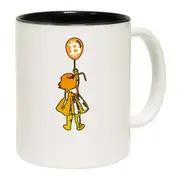 Girl With Balloon Crypto Bitcoin For Cypherpunks Mug Cup