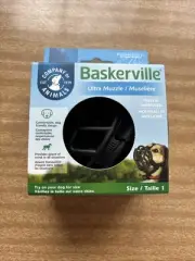 Baskerville Ultra Dog Muzzle Size 1 Black Small Dog Shapeable