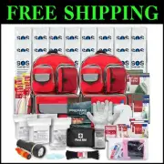 Discreet 4-Person Survival Kit Backpack - Essential Emergency Preparedness Gear