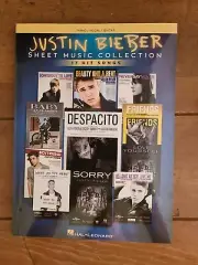 Justin Bieber Sheet Music Collection Piano Vocal Guitar 17 Hit Songs Book(322)