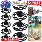 10Pcs Hammock Strap Outdoor Camping Tree Hanging Load Bearing Rope (Black)