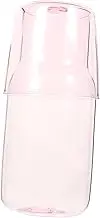 MOTHNUR Practical Glass Kettle Household Water Jug Bedside Carafe Pitcher Lid Drinking Accessory
