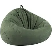 LoKori Bean Bag Chair Cover for Living Room(No Filler),Soft Bean Bag Chair Cover for Adults,Lazy Sofa Cover Beanbag Cover for Storage Stuffed Animal Toy,C,90 * 100cm