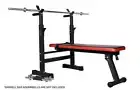 Multi-Station Foldable Bench Press Incline Home Gym Fitness Olyimpic Weights Sta