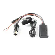 Bluetooth Adapter Audio Music AUX Cable Microphone For Kenwood 13pin CD Stereo