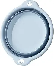 Sink Bowl, Round Dish Tub, Portable Folding Dish Tub, Round Folding Washing Up Bowl, Small Corner Washing Basin for Vegetable Washing Dishes Basket Space Saving Washtub