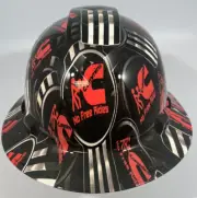 New Full Brim Hard Hat Custom Hydro Dipped CUMMINS DIESEL NO FREE RIDES