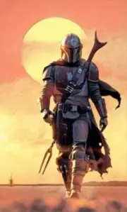 Classic Sports Prints - Star Wars - Mandalorian - Huge, Ready2Hang Canvas