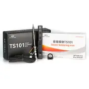 TS101 90W Soldering Iron Electric Soldering Iron w/ESD Ground Clip USB Cable+TdG