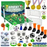 Christmas Countdown Football Theme Assembly Building Blocks Stress Relief Toy