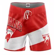 AFL Barrel Board Shorts - Sydney Swans - Swim - Adult