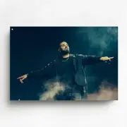 DRAKE CANVAS POSTER PRINT FRAME BIGGIE TRAVIS SCOTT TUPAC MUSIC MEMORABILIA