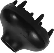 LALADEFIEE Hair Dryer Diffuser Cover Universal Blower Tool for Curly Hair Enhance Waves Easy Install Stylish Black Sturdy Design