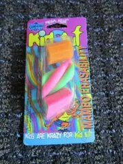 Vintage Eraser Raymond Geddes 3 Colorful 1990's New in Package Collectible