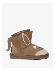 [EVERAU] Kangaroo Plus Boots in Chestnut