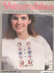 Wearables to Cross-Stitch Kit Country Border 60270 For Shirt Golden Bee Vintage