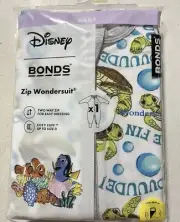 Bonds Size 0 Disney Nemo Squirt Turtle Rare White Wondersuit BNWT