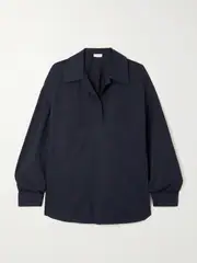 [Dries Van Noten] Dries Van Noten - Oversized Cotton-twill Shirt - Blue - FR 40 FR 40 Blue