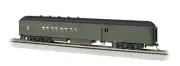 Bachmann 13608 HO 72' Heavyweight Combine Painted Unlettered Pullman Green