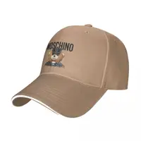 在飛比找蝦皮購物優惠-Moschino (2) 棒球男式女式滌綸帽子中性高爾夫跑步