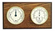CAPE MAY TIDE CLOCK AND THERMOMETER | HYGROMETER - WALL WEATHER STATION