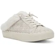 Anne Klein Womens COURAGE Beige Slip-On Sneakers 9 Medium (B,M) BHFO 5083