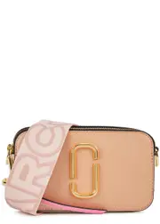 Marc Jacobs The Snapshot Panelled Leather Cross-body bag - Rose One Size