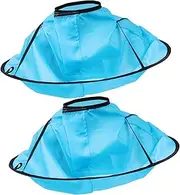 FOMIYES 2pcs Hair Cutting Umbrella Cloak Hair Styling Cape for Compact Design Accessory Easy to Clean and Fold Random Color Random Color