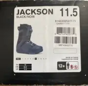 ride jackson snowboard boots ~ black ~ size 11.5