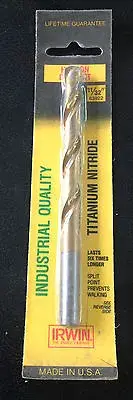 HANSON DRILL BIT 11/32" Titanium Nitride Coated IRWIN 63922 INDUSTRIAL QUALITY