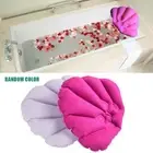 2Pcs Removable Bathtub Pillow Portable Fan-shaped Inflatable Cushion Household