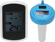 Swimming Pool Thermometer Floating Solar Wireless Thermometer Waterproof Swimming Pool Water Temperature Monitor for Swimming Pools, Water Parks, Hot Springs and Bathrooms