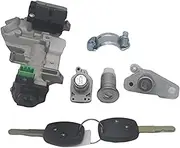 AL037, for Civic, 09-11 Complete Lock Set Ignition Switch Door Lock Barrel Trans 2 Keys with 46 CHIP Auto Ignition Lock Cylinder