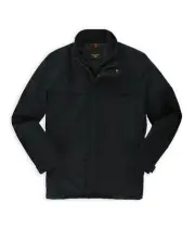 Dockers Mens Bonded Micro-Twill Jacket, Black, Small