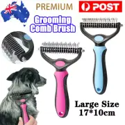 Dog Brush Pet Cat Grooming Comb Undercoat Rake Dematting Deshedding Trimmer Gift