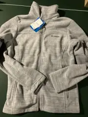 COLUMBIA Cool Intervention Microfleece Full Zip Jacket Astral Spacedye Women’s S