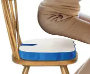 Comfort Support Seat Chair Pillow Cushion Gel Memory Foam Removable Sherpa Cover