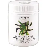 Synergy Natural 100% Organic Wheat Grass Powder 200 gm