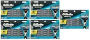 Gillette Mach3 Razor Blade Refills, 15 Cartridges (5 Pack)