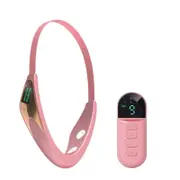 Microcurrent Facial Lifting Massager EMS Heating Skin Rejuvenation Vibration Facial Massager Remote Control V Face Lifting Belt