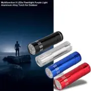 Mini Ultra Bright Aluminum 9 LED Flashlight Camping Lamp Hot Light L3 Torch H9F6