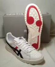 M-10.5 ASICS GEL PTG Premium Leather Black & Red Rare Color Chicago 1193A162-100